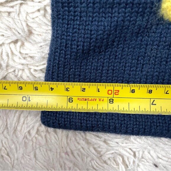 Vintage SKI Wool Toque Beanie in Navy Blue - O/S, Unisex 🌈 - Picture 3 of 7